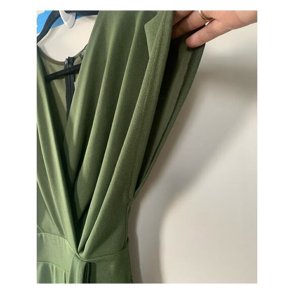 DACHAE Kimono Style Belted Green Wide-Leg Jumpsuit Size XS - Picture 5 of 7